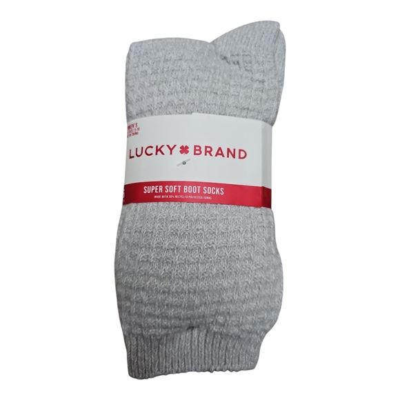 LUCKY BRAND Boot Socks Super Soft Women's Size 6-10 - Picture 4 of 4